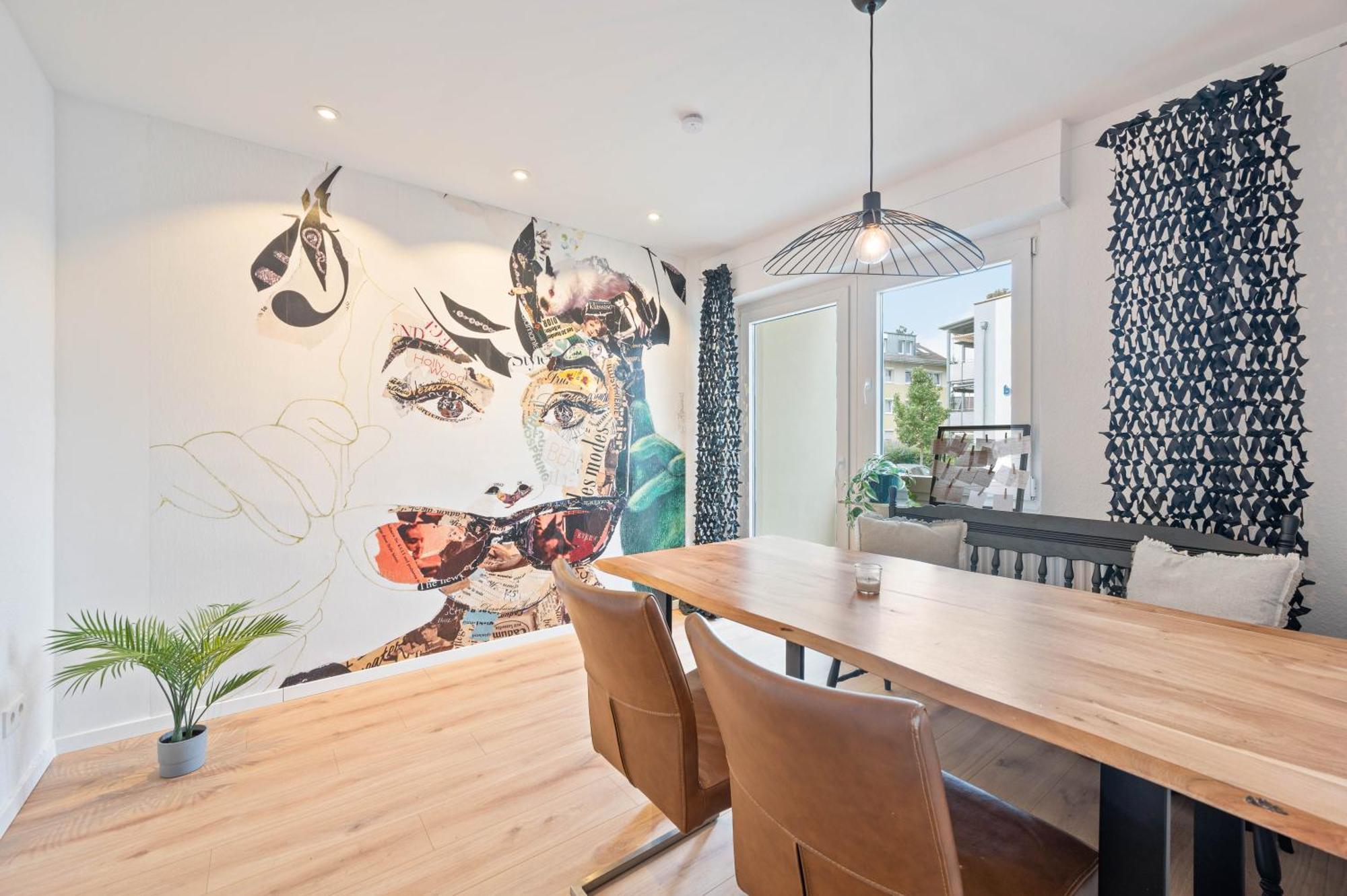 Casa Aguila - Ruhige, Zentrale 4 Zimmerwohnung In Viernheim Luaran gambar